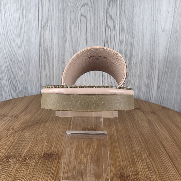 Womens Rhinestone Sandals - Picture 7 of 11